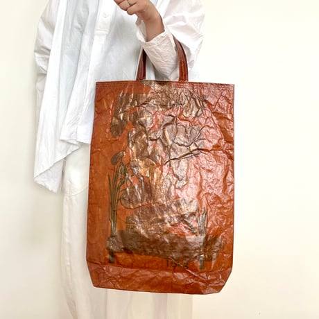 柿渋米袋バッグ〈銀墨アート・空 15kg〉