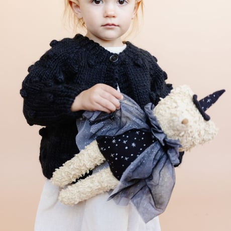 Popcorn Cardigan【Black】