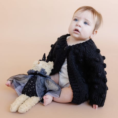 Popcorn Cardigan【Black】