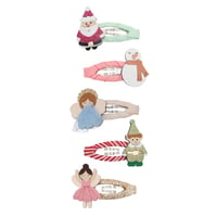 Cute christmas character mini hair clips