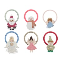Cute christmas character mini hair ties