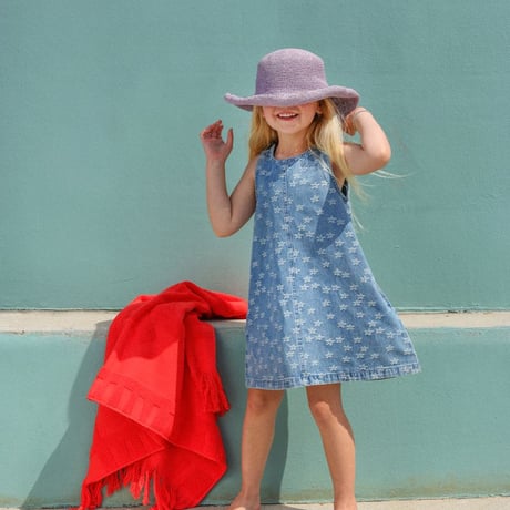 Daisy denim shift dress