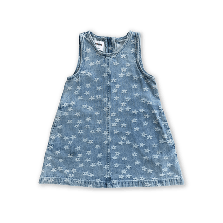 Daisy denim shift dress