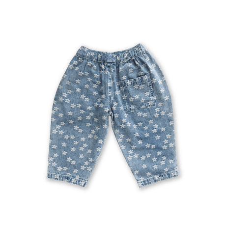 Daisy denim balloon pants