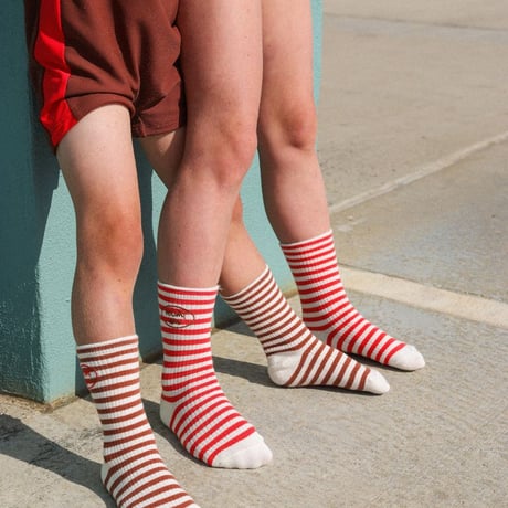 Holiday Mode Stripe Socks - Fiesta