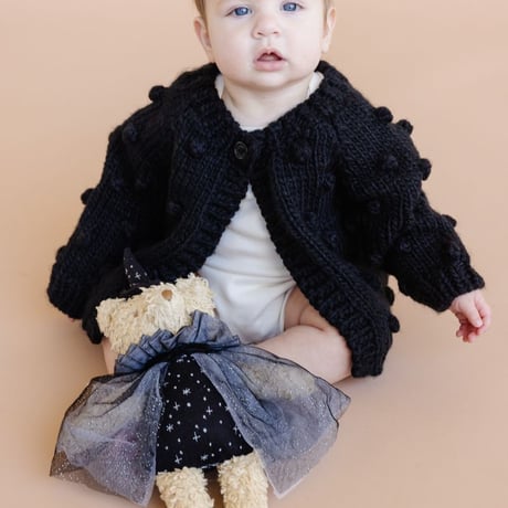 Popcorn Cardigan【Black】