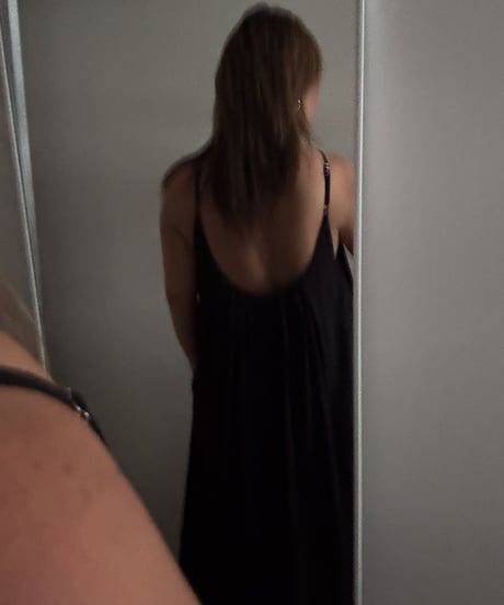 Pleated Camisole One-piece / Black