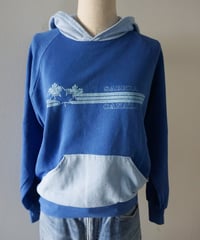 VINTAGE CANADA PRINT COLOR BLOCK HOODIE