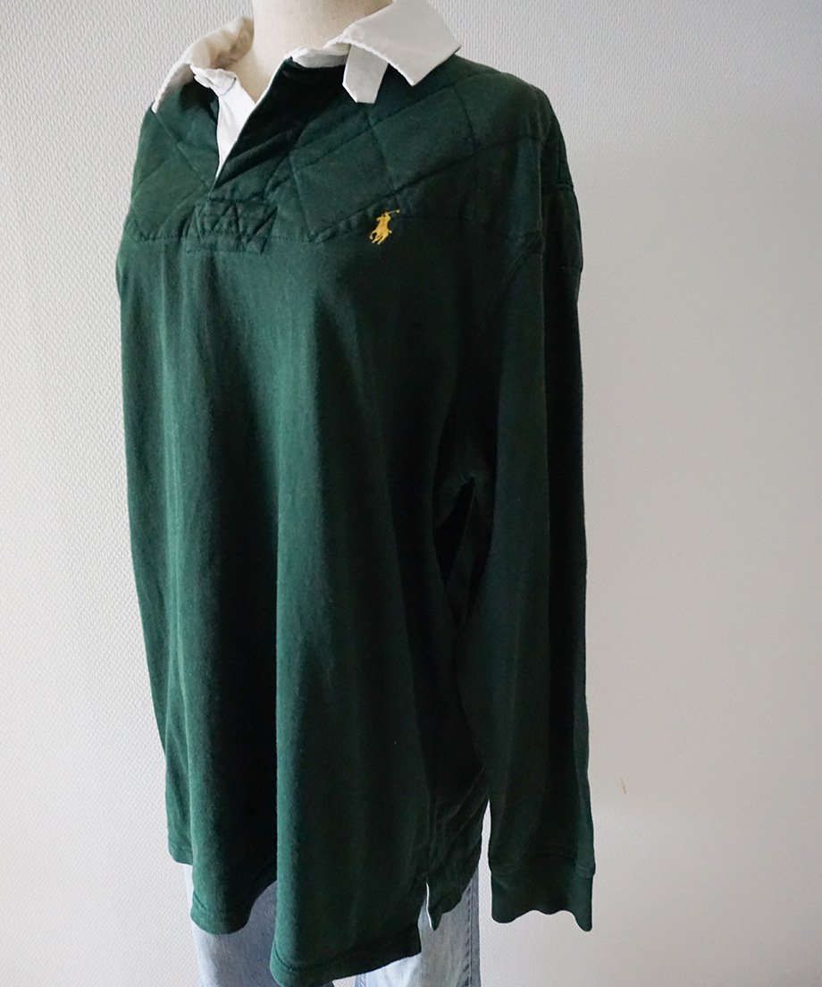 90s POLO RALPH LAUREN RUGBY SHIRT | LOVES COMPA