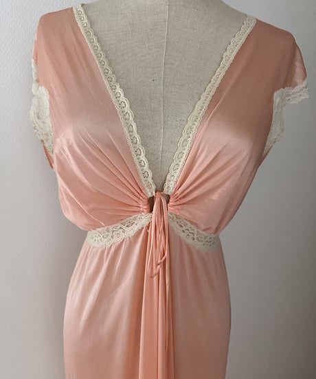 Vintage Lace Trim Maxi Dress