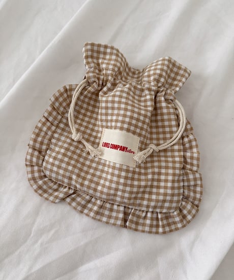 LOVES gingham frill porch