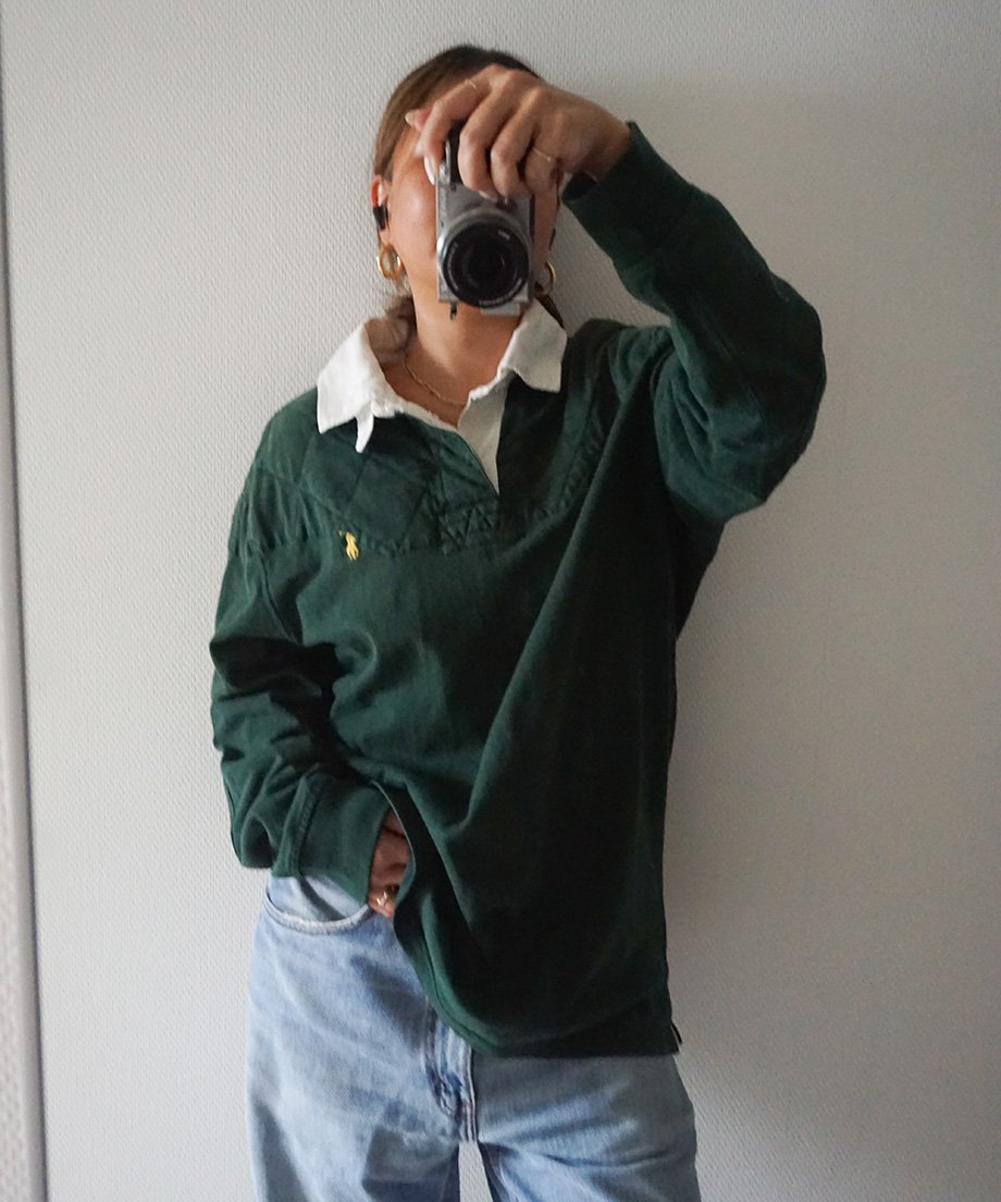 90s POLO RALPH LAUREN RUGBY SHIRT | LOVES COMPA