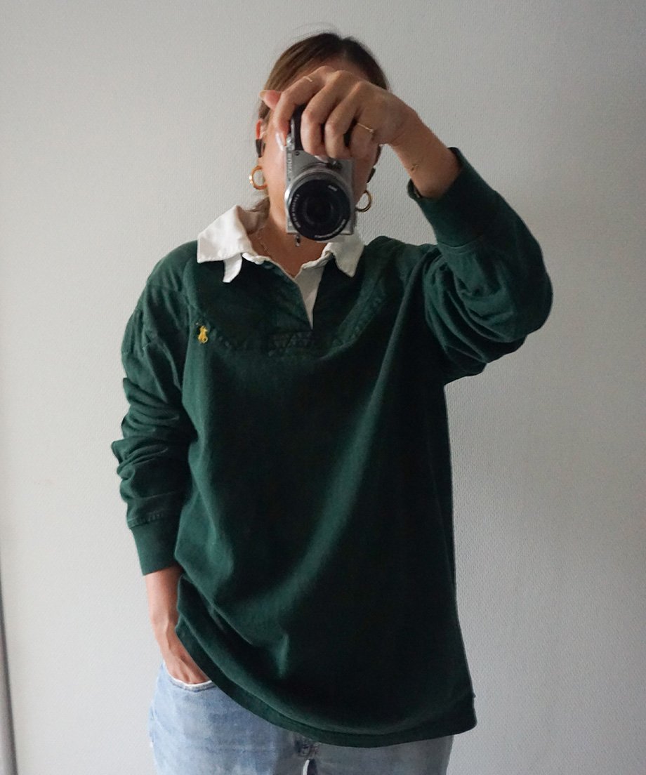 90s POLO RALPH LAUREN RUGBY SHIRT | LOVES COMPA