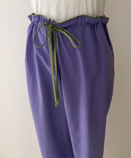 Simply Basic Purple Solid Color Easy Pants