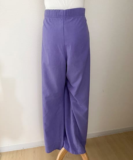 Simply Basic Purple Solid Color Easy Pants