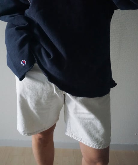 Levi's White Denim Cut-Off Shorts -