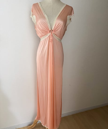 Vintage Lace Trim Maxi Dress