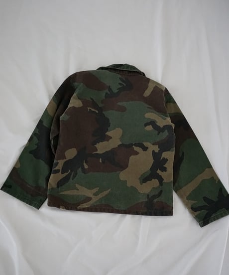 Kids Vintage USMC Camo Military Shirt Jacket
