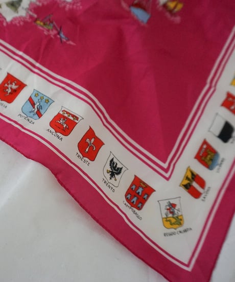 VINTAGE ITALY SOUVENIR SCARF