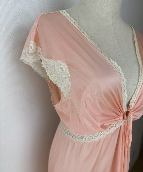 Vintage Lace Trim Maxi Dress