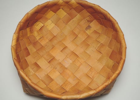 白樺 かご バスケット 21x21cm 北欧 フィンランド | items from finland