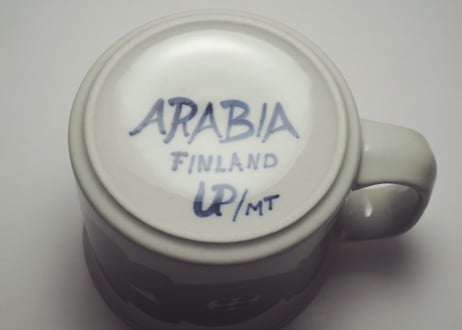 アラビア フィンランド アネモネ Dハンドル マグカップ ビアマグ ARABIA FINLAND Anemone