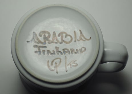 アラビア フィンランド ロスマリン  Dハンドル マグカップ ビアマグ ARABIA FINLAND Rosmarin