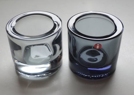 【中間色】 薄い グレー系  キャンドルホルダー キビ イッタラ iittala kivi transfer colour