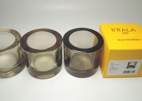 【中間色】 4色セット イッタラ キビ キャンドルホルダー IITTALA KIVI marimekko unique transfer color