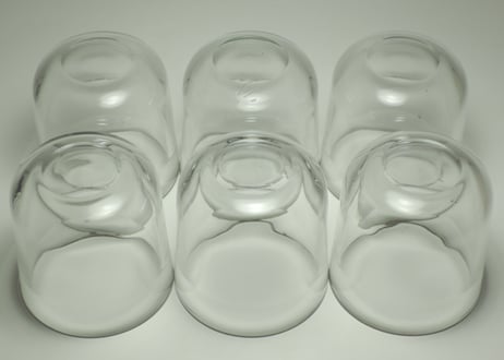 【ヴィンテージ】　6こ箱付き カイ・フランク ファセッティ タンブラー グラス ヌータヤルヴィ イッタラ KAJ FRANCK FASETTI Nuutajarvi