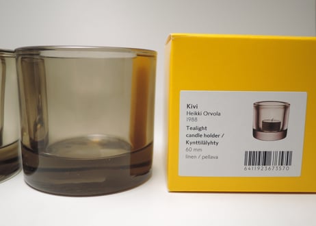 【中間色】 4色セット イッタラ キビ キャンドルホルダー IITTALA KIVI marimekko unique transfer color