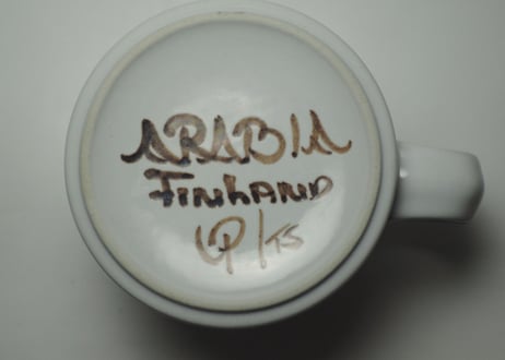 アラビア フィンランド ロスマリン  Dハンドル マグカップ ビアマグ ARABIA FINLAND Rosmarin