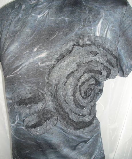 3D mesh high neck tops