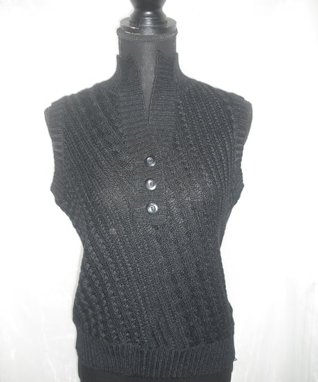 black cable Knit