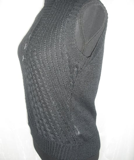 black cable Knit