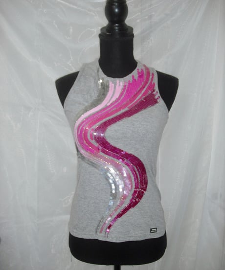 spangle　tight tank top