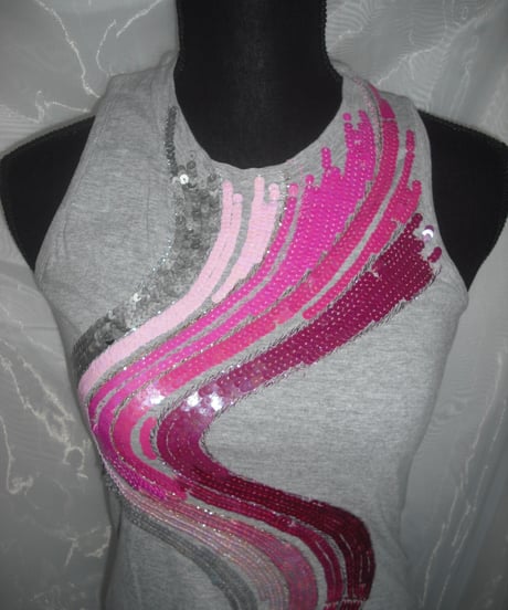 spangle　tight tank top