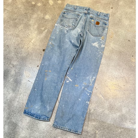 00’s Carhartt 5pkt Dirty Denim pants #1