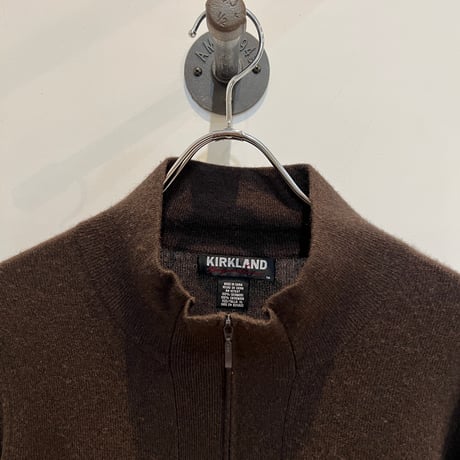 KIRKLAND Full Zip High gauge sweater