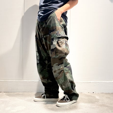 Goows × circle Over Dye Camo Pants Woodland Camo 2