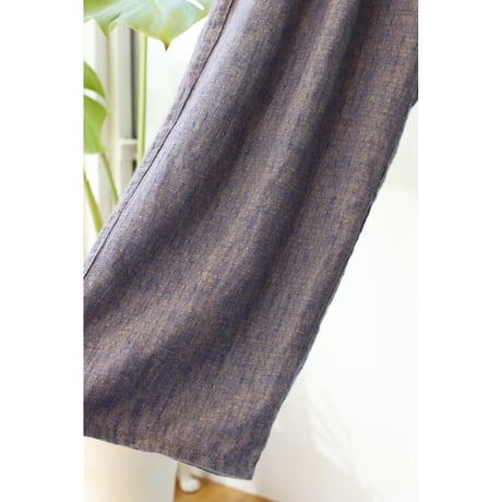 90’s FLAX Linen baggy silhouette pants