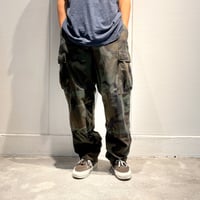 Goows × circle Over Dye Camo Pants Woodland Camo 8