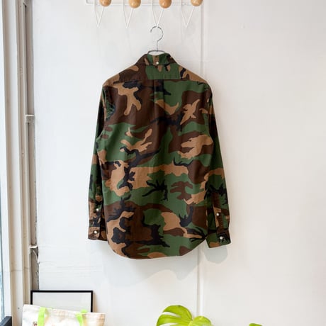 RALPH LAUREN Woodland Camo Button-Down Cotton Shirt
