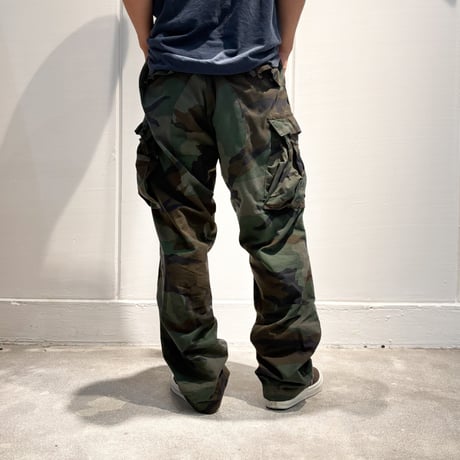 Goows × circle Over Dye Camo Pants Woodland Camo 2