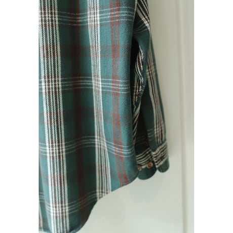 90~00’s St John’s Bay L/S Heavy flannel shirts #Green