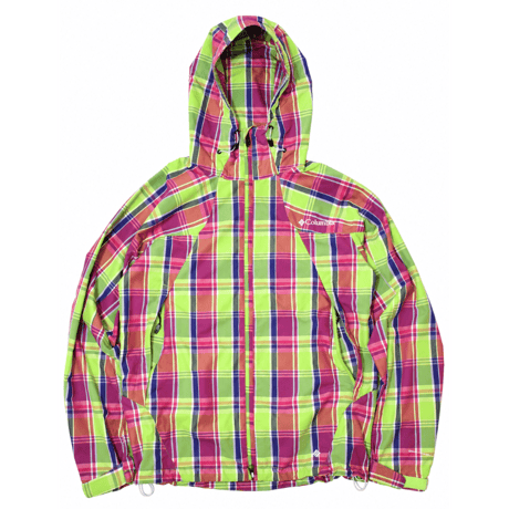 Columbia Nylon Hooded Jacket #nice plaid