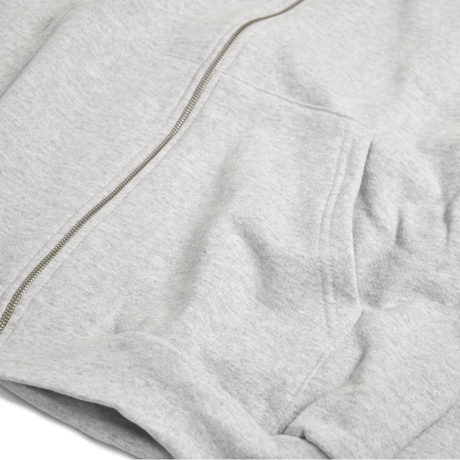 Los Angeles Apparel 14oz Heavy Fleece Full Zip Hoodie - Ash