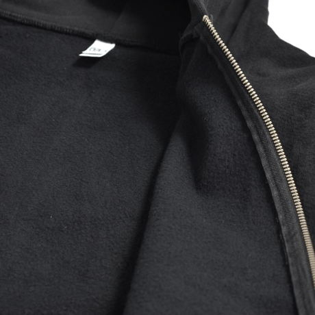 Los Angeles Apparel 14oz Heavy Fleece Full Zip Hoodie - Black