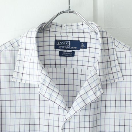 Polo by Ralph Lauren open collar plaid shirts “BONNARD”