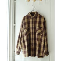 90~00’s St John’s Bay L/S Heavy flannel shirts #Brown